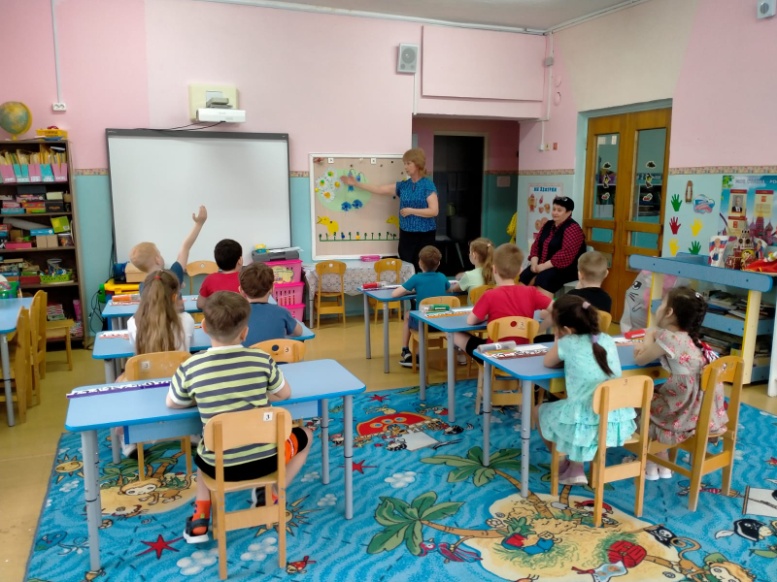 Учителя начальных классов СОШ №2 им. И.С. Унковского в гостях у наших ребят подготовительных к школе групп.